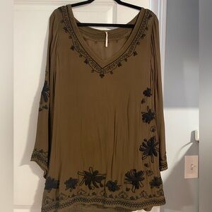Free People dress with slip underneath
